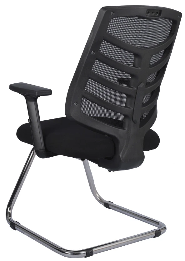 Bürocci Quattro Fileli Misafir Koltuğu-Siyah File-2350J0541 - 5