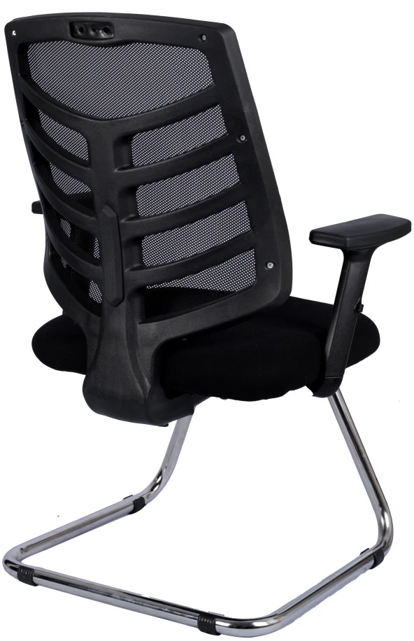 Bürocci Quattro Fileli Misafir Koltuğu-Siyah File-2350J0541 - 7