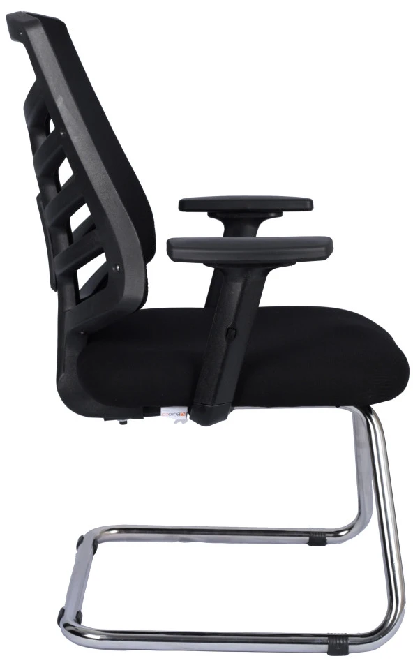 Bürocci Quattro Fileli Misafir Koltuğu-Siyah File-2350J0541 - 8