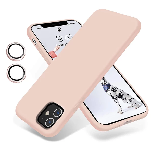 iPhone 11 Kılıf Kamera Lensli Lansman Silikon Kapak - 6