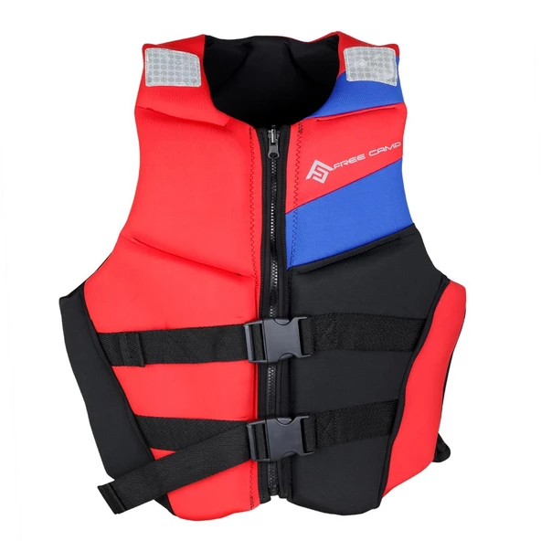 FreeCamp Seashell Vest Can Yeleği-KIRMIZI-SİYAH