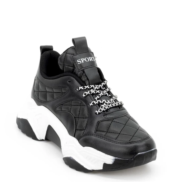 Kadın Kapitone Detaylı Sneakers - 11