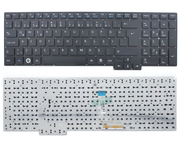 Fujitsu LifeBook AH532-G21-700 Notebook Klavyesi (Siyah TR) / Çerçevesiz