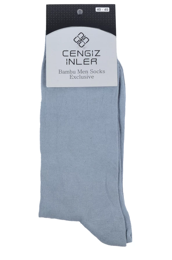 Cengiz İnler Kokulu Bambu Düz Erkek Çorap - 9