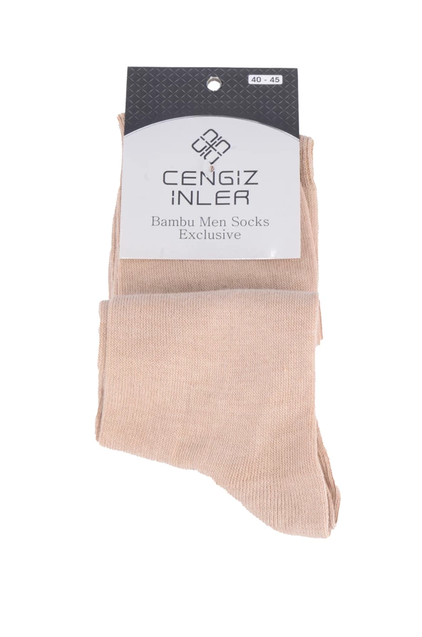 Cengiz İnler Kokulu Bambu Düz Erkek Çorap - 4