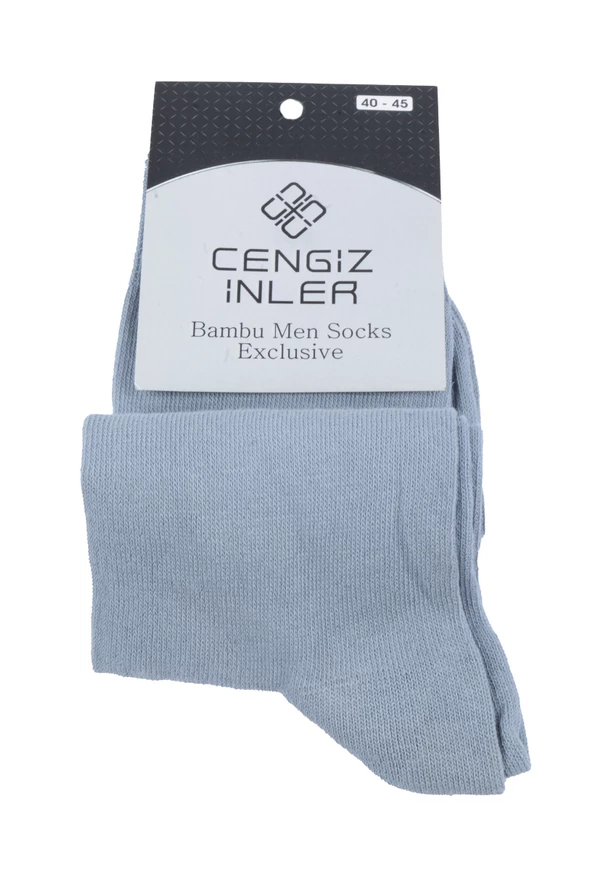 Cengiz İnler Kokulu Bambu Düz Erkek Çorap - 10