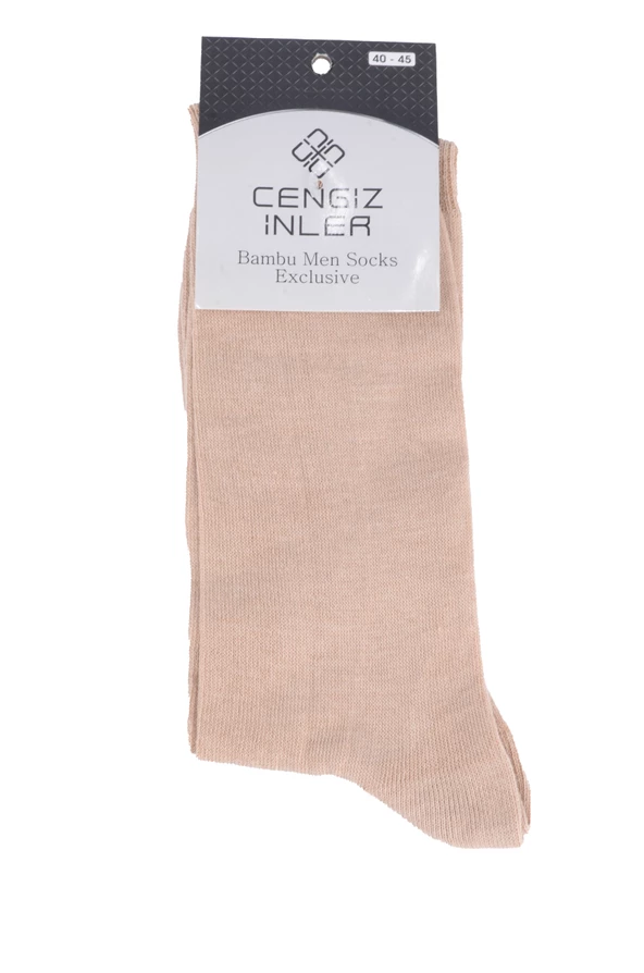 Cengiz İnler Kokulu Bambu Düz Erkek Çorap - 3