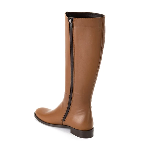 Kadın Hakiki Deri Klasik Çizme - Resim 5