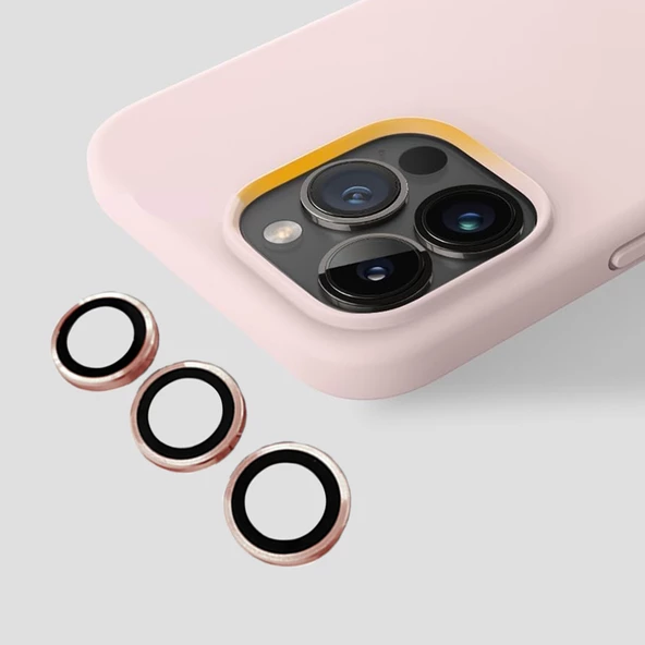 iPhone 15 Pro Kılıf Kamera Lensli Lansman Silikon Kapak - 9