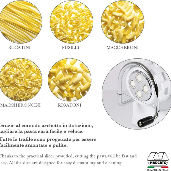 Marcato Regina Makarna Makinesi - Resim 2
