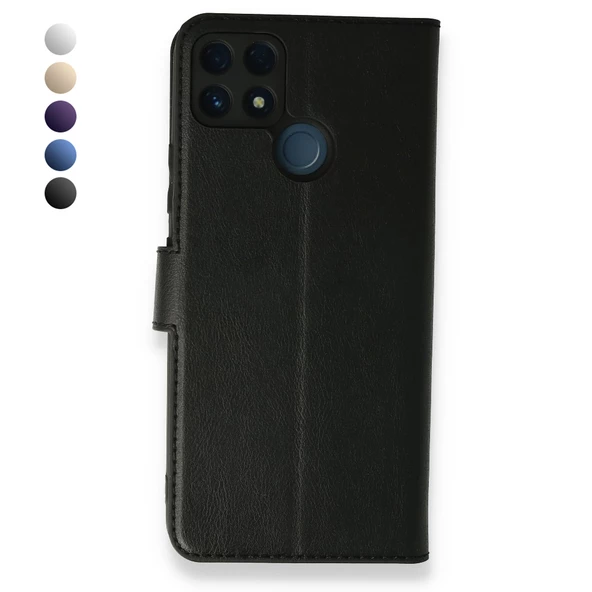 Realme C25 Uyumlu Elite Kapaklı Cüzdan Kılıf