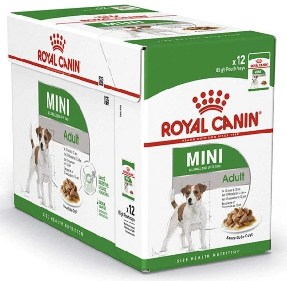 Royal Canin Mini Adult Küçük Irk Pouch Köpek Konservesi 85 Gr.X12 Adet