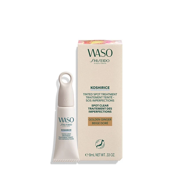Shiseido Waso Koshirice Tinted Spot Treatment Golden Ginger Kapatici Etkili Sivilce Bakim Kremi 8 ML