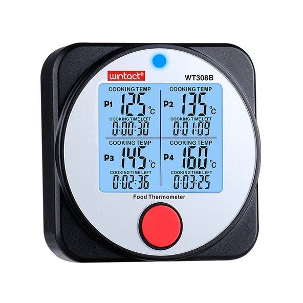 WINTACT WT308B 4 Kanal Bluetooth Dijital Saplamalı Gıda Termometresi - Resim 3