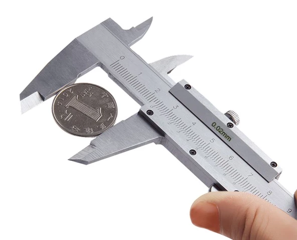 AEK-Tech Paslanmaz Karbon Çelik Mekanik Kumpas Mikrometre - 6