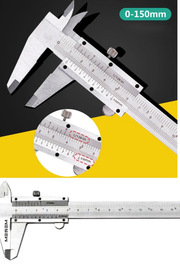 Kumpas - Çelik Kumpas 0,01 mm - 150mm 6inc (44Pyr34)