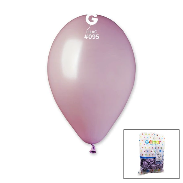 GM-110-95 METALİK - LİLA BALON 11&apos;&apos; - 28CM - 100 ADET (44Pyr34)