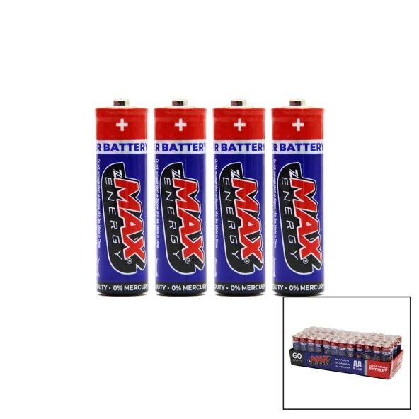 MAX ENERGY MAX-0636 PVC KALEM PİL 60 ADET (44Pyr34)