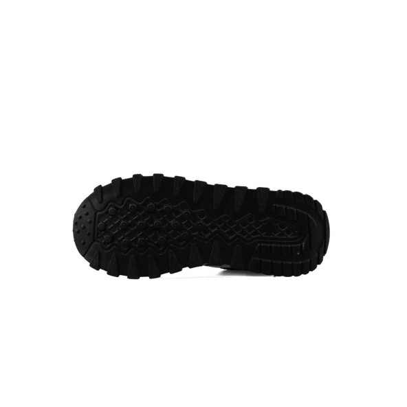 Mega Rahat İç Taban Siyah Beyaz Renk Fileli Dış Yüzey Bağcıklı Günlük Ayakkabı Sneakers - 4