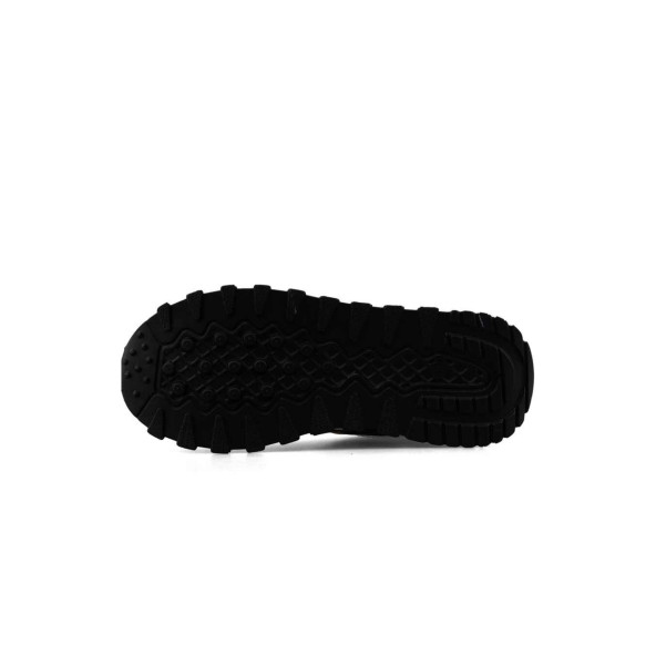 Mega Rahat İç Taban Beyaz Siyah Renk Fileli Dış Yüzey Bağcıklı Günlük Ayakkabı Sneakers - 4