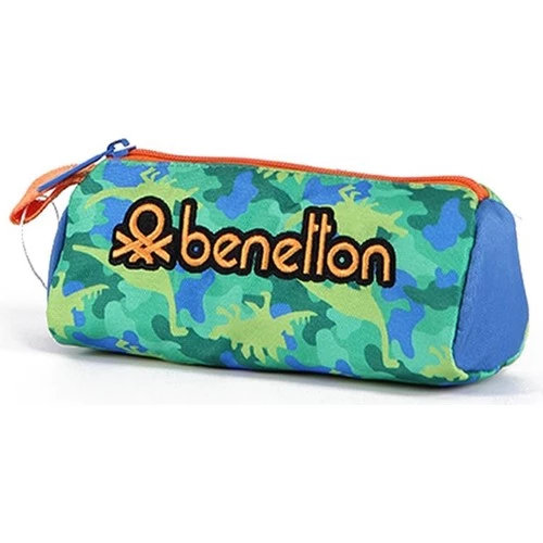United Colors of Benetton Dinazor Desenli Tek Bölmeli Kalem Çantası 03664