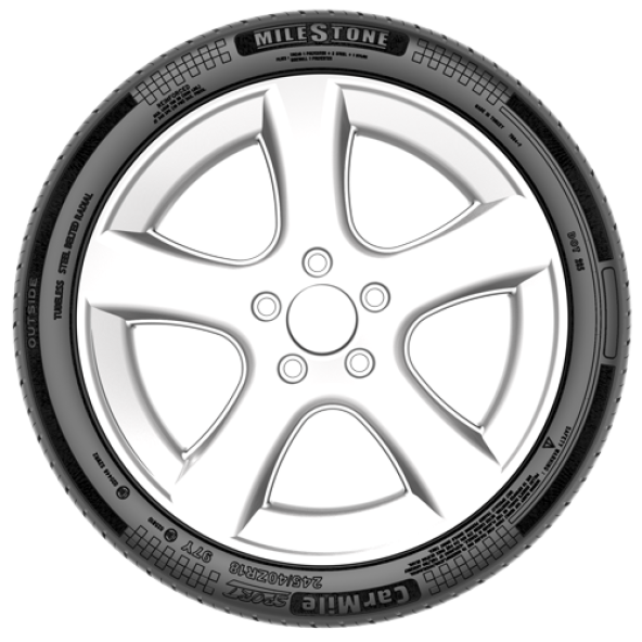 Milestone 225/50 R17  98W RF Carmile Sport Oto Yaz Lastiği (Üretim 2025) - 3