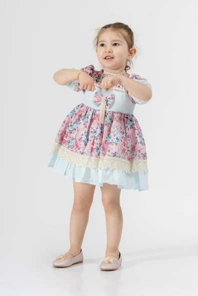 Bebek Kız Çocuk Doğum Günü Parti Düğün Elbise Tüllü Tütü Astarlı Çocuk Giyim Bebek Giyim Kız Bebek ELBYCCKDNTL - 10