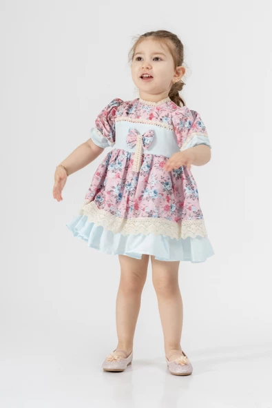 Bebek Kız Çocuk Doğum Günü Parti Düğün Elbise Tüllü Tütü Astarlı Çocuk Giyim Bebek Giyim Kız Bebek ELBYCCKDNTL - 3