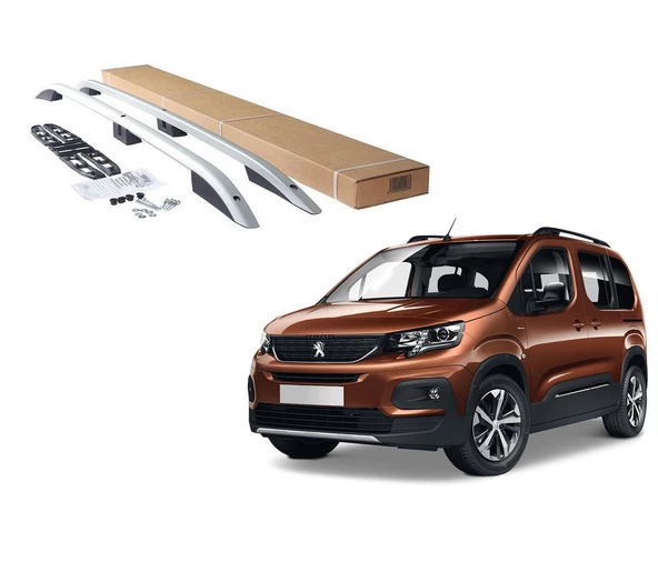 NİKEN Citroen berlingo tavan çıtası port bagaj taşıyıcı gri kısa 2019+