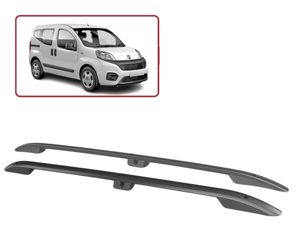 NİKEN Peugeot bipper tavan çıtası port bagaj taşıyıcı siyah