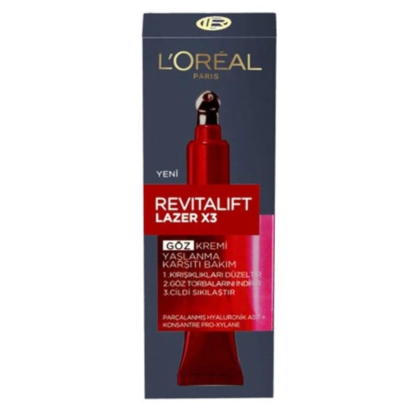 Loreal Revıtalıft Lazer X3 Goz Bakım Kremı 15Ml