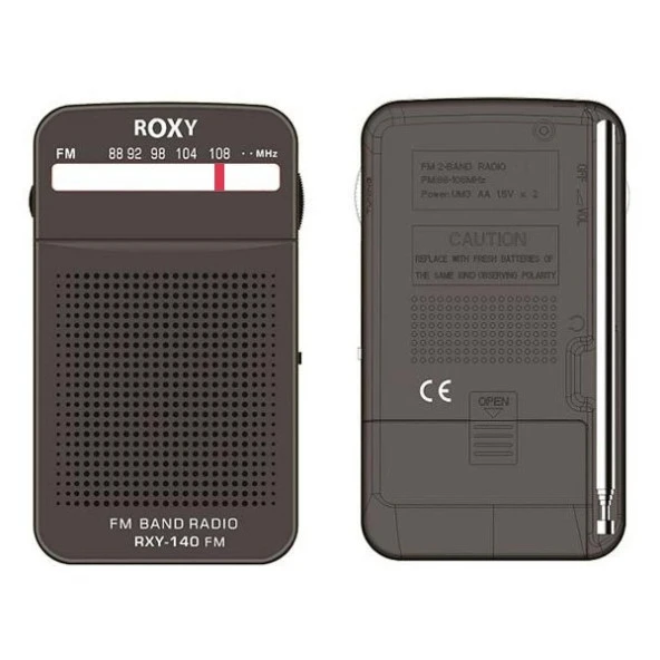 ROXY RXY-140FM CEP TİPİ MİNİ ANALOG RADYO (44Pyr34)