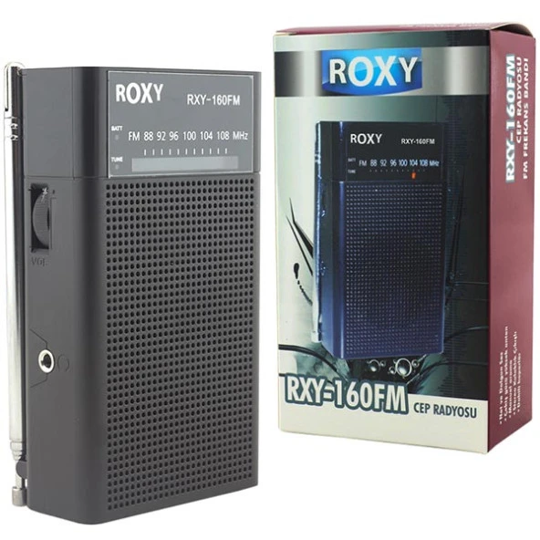 ROXY RXY-160FM CEP TİPİ MİNİ ANALOG RADYO (44Pyr34)