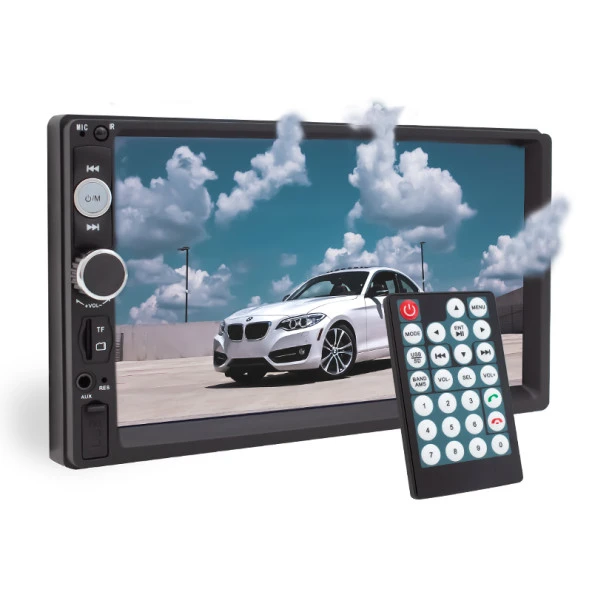 MAGICVOICE MV-5418 USB/SD/FM/AUX/BLUETOOTH/MP5 7 DOKUNMATİK MEKANİKSİZ DOUBLE OTO TEYP (44Pyr34)