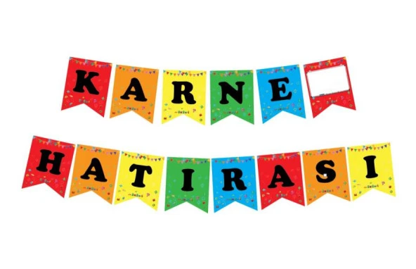 Karne Hatırası Kağıt Banner 13 Parça - 3