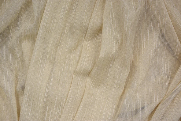 KETEN SİMLİ MODEL GOLD RENK TEK KANAT Hazır dikilmiş Pileli Fon Perde 300*260 cm - Resim 7