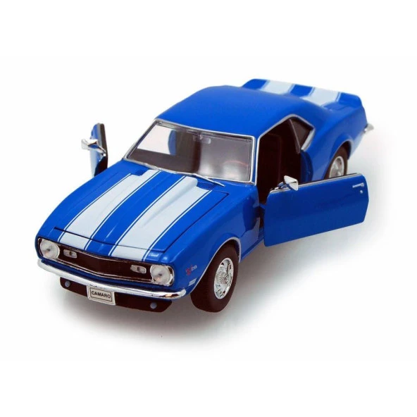 Welly 1:24 1968 Chevrolet Camaro Z28 Mavi Model Araba
