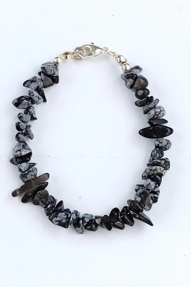 Kartanesi Obsidyen Bileklik Kırıktaş 649-3