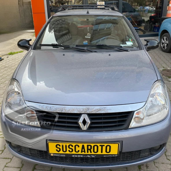 Renault Symbol 2008-2012 Thalia Uyumlu Batman Yarasa Ayna Kapağı Piano Black ABS Plastik ürün görseli 1