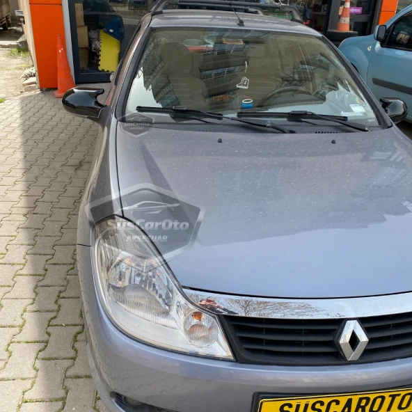 Renault Symbol 2008-2012 Thalia Uyumlu Batman Yarasa Ayna Kapağı Piano Black ABS Plastik - Resim 6