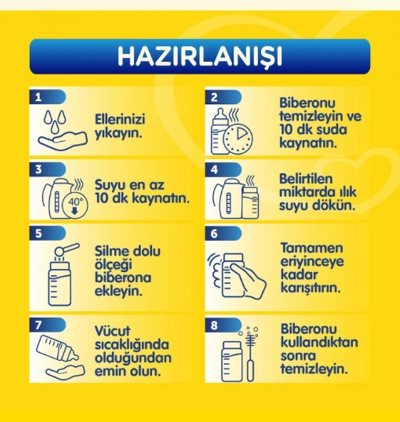 Bebelac 800GR Bebek Sütü No:1 (0-6 Ay) Doğumdan İtibaren (5 Li Set) - 5