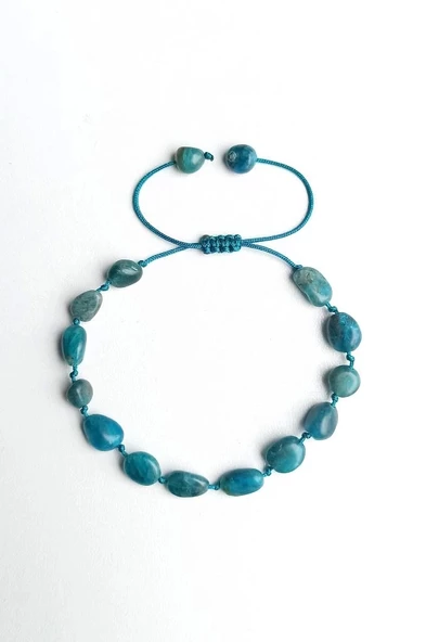 Apatit Bileklik, Makrome Ayarlı 417-2