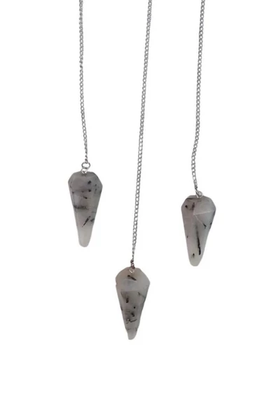 Siyah Turmalinli Kuvars Pandül - Sarkaç 408-2 - 2