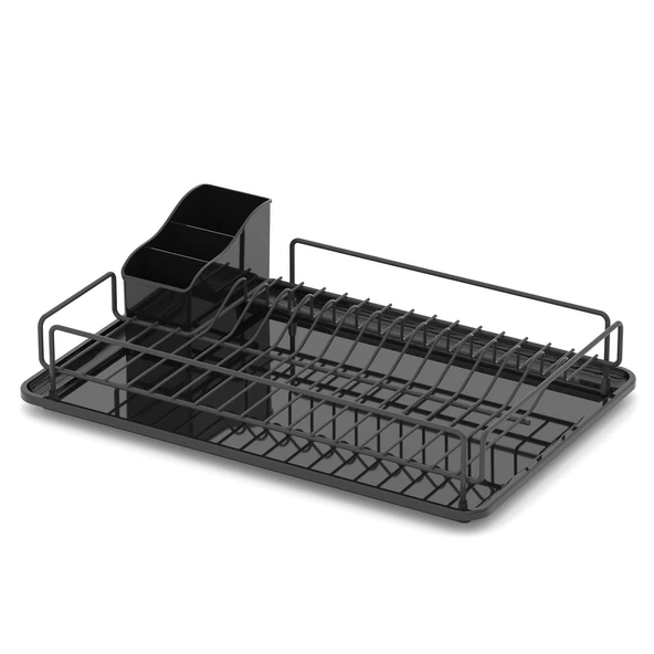 TEKNOTEL TEK KATLI TABAKLIK BULAŞIKLIK MAT SİYAH KB006 - 6