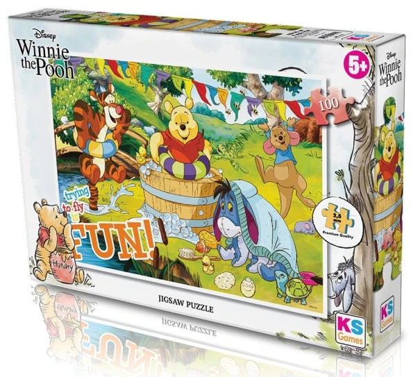 KS Puzzle 100 Parça Winnie The Pooh
