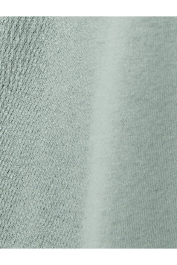 Slogan Baskılı Tişört Slim Fit Bisiklet Yaka Kısa Kollu Pamuklu - Resim 6