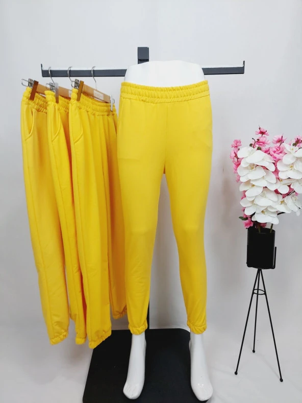 6900 Beli Ve Paçası Lastikli Eşofman - 2