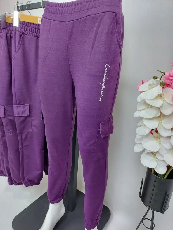 6900 Beli Ve Paçası Lastikli Eşofman - 6