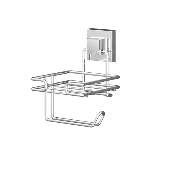 TEKNOTEL YAPIŞKANLI YEDEKLİ TUVALET KAĞITLIK KROM EF275 - 2