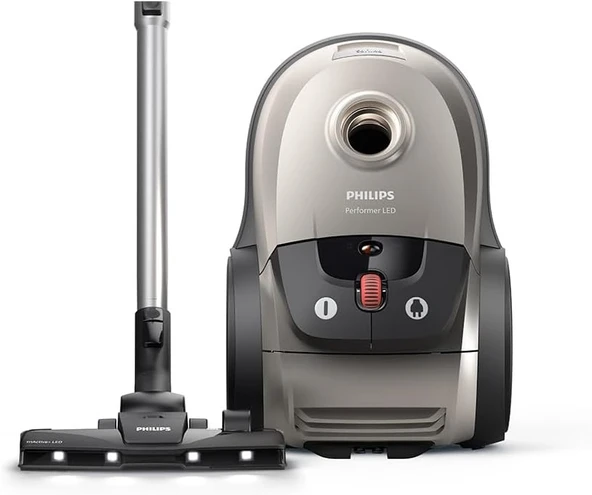 Philips Performer LED XD8152/12 899 W Toz Torbalı Elektrikli Süpürge